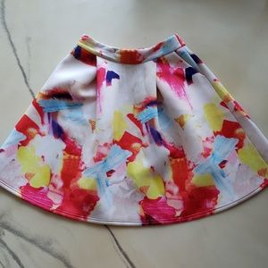 EUC &Ave watercolor skirt